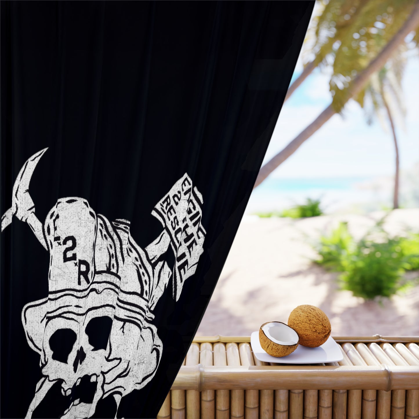 E2R Skull Curtain (1 Piece)