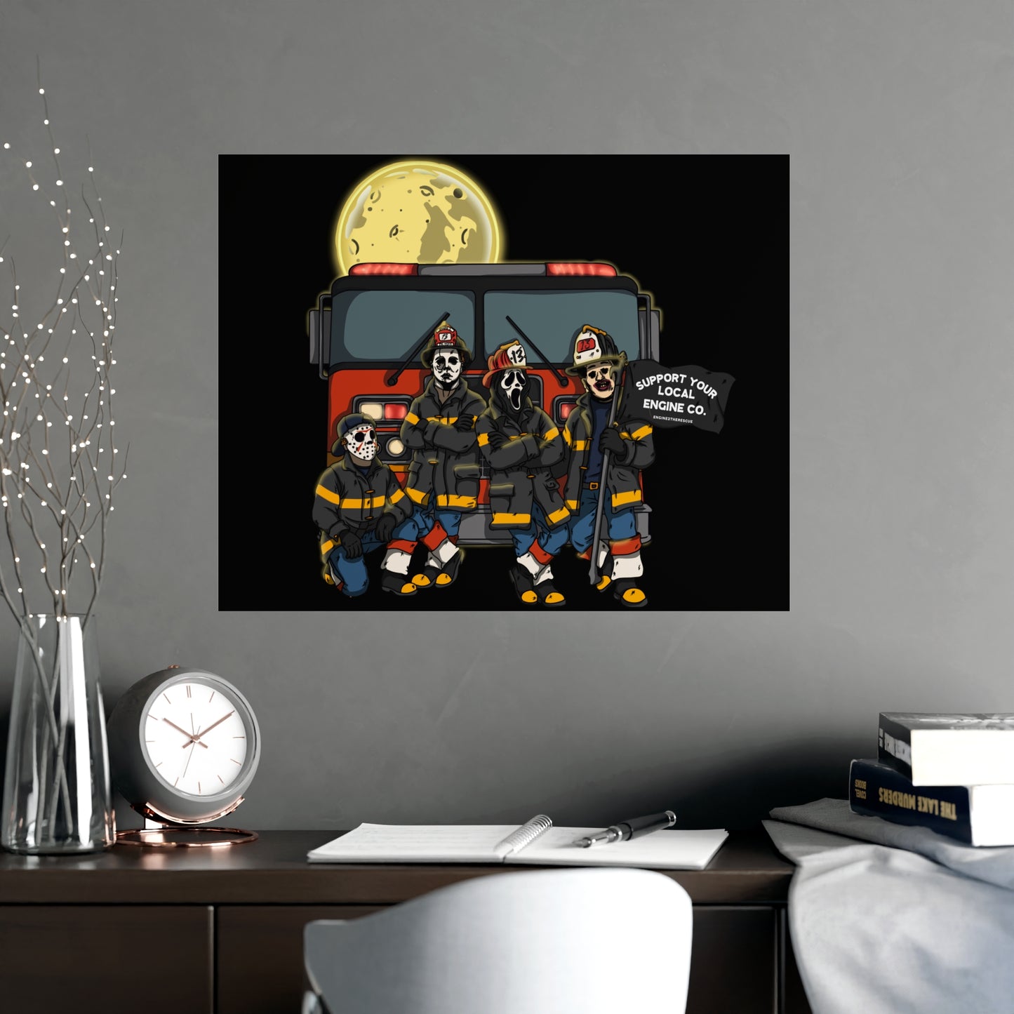 Halloween Crew Horizontal Matte Poster