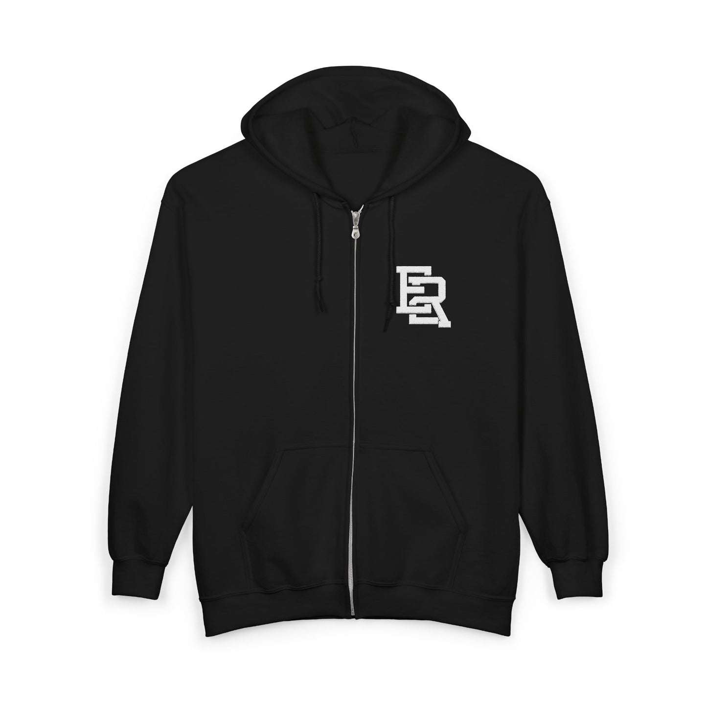 E2R Scramble Embroidered Zip up hoodie