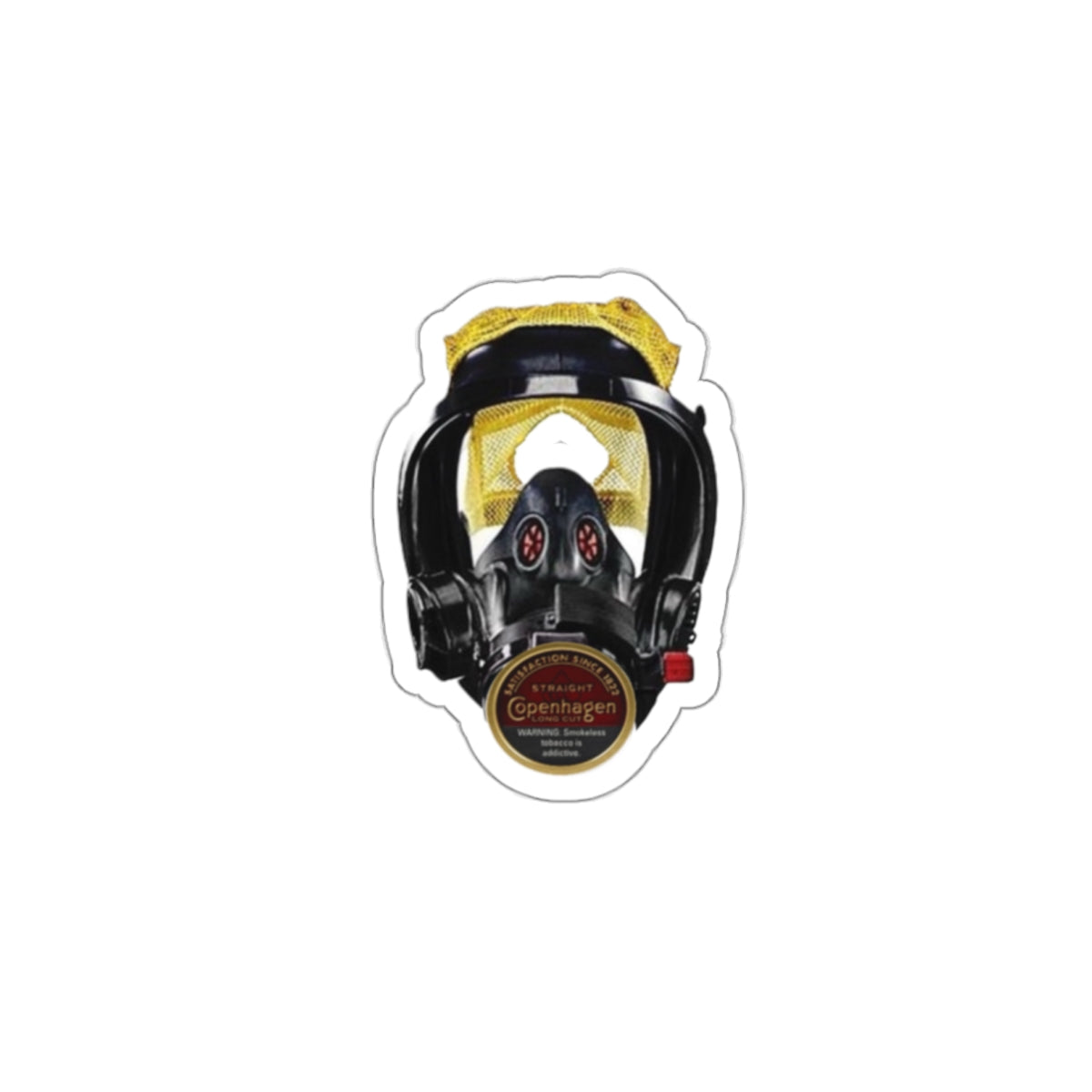 Copenhagen Straight Long Cut Scott Mask Sticker