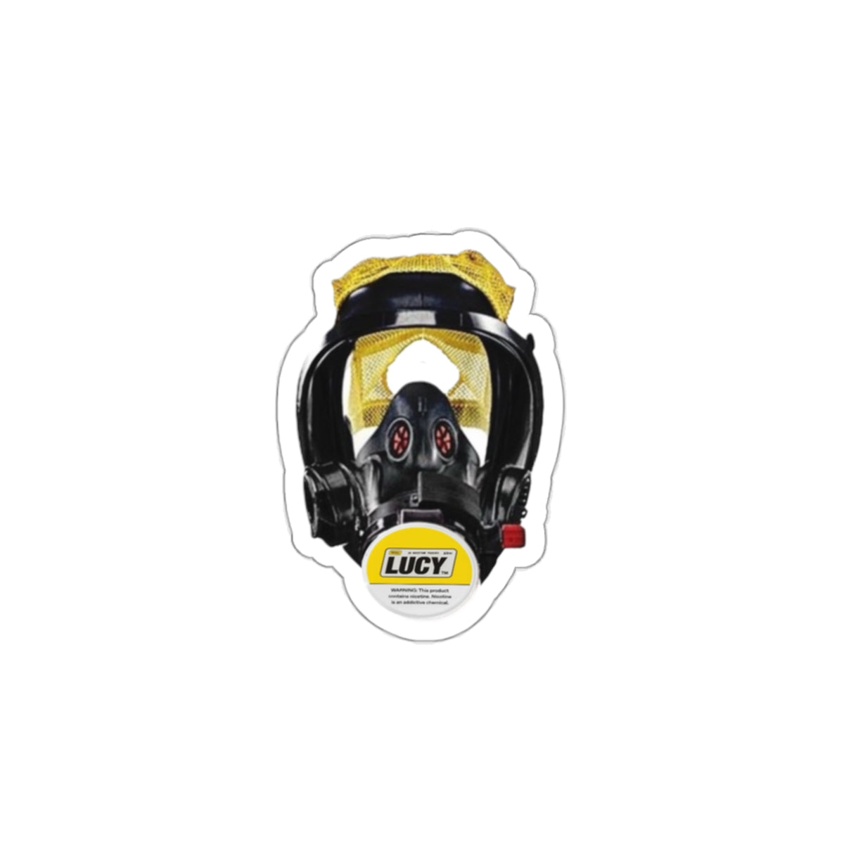 Lucy Breakers Mango Scott Mask Sticker