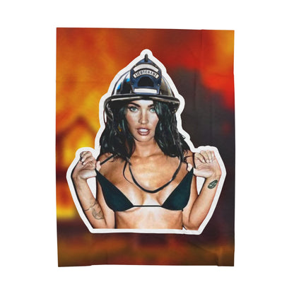 Fox Velveteen Plush Blanket