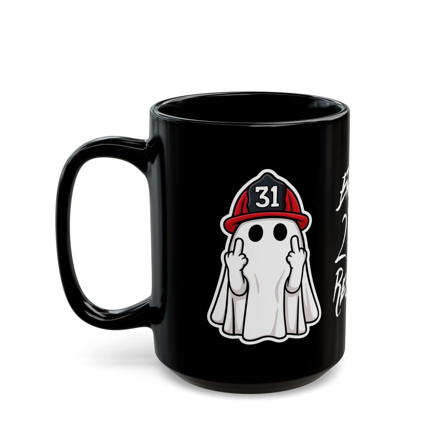 Your friendly ghost Black Mug (11oz, 15oz)