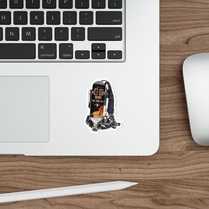 Orange Jocko Scott Wire Sticker