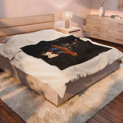 Ella’s Fellas Velveteen Plush Blanket