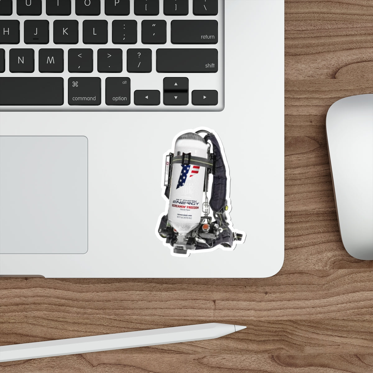 1st PHORM Screamin Freedom Scott Wire Die-Cut Stickers