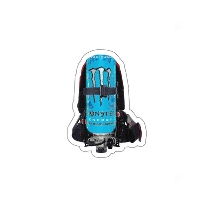 Monster blue Hawaiian Scott x3 pack Die-Cut Stickers