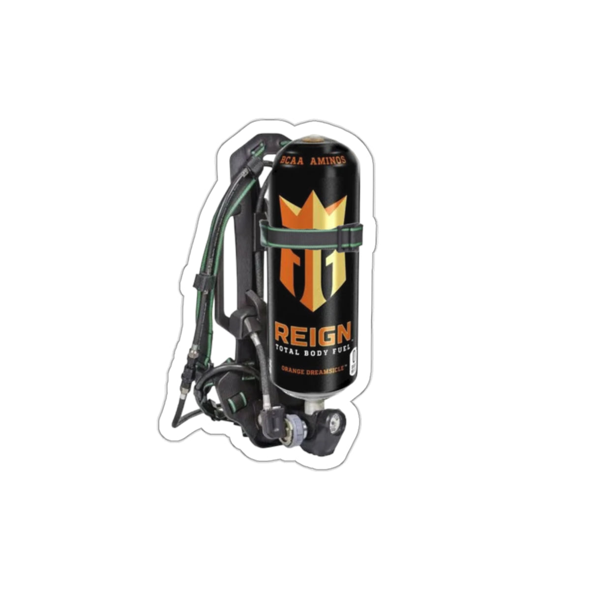 Reign Orange Dreamsicle MSA Pack Sticker