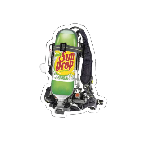 Diet Sun Drop Scott Wire Die-Cut Stickers