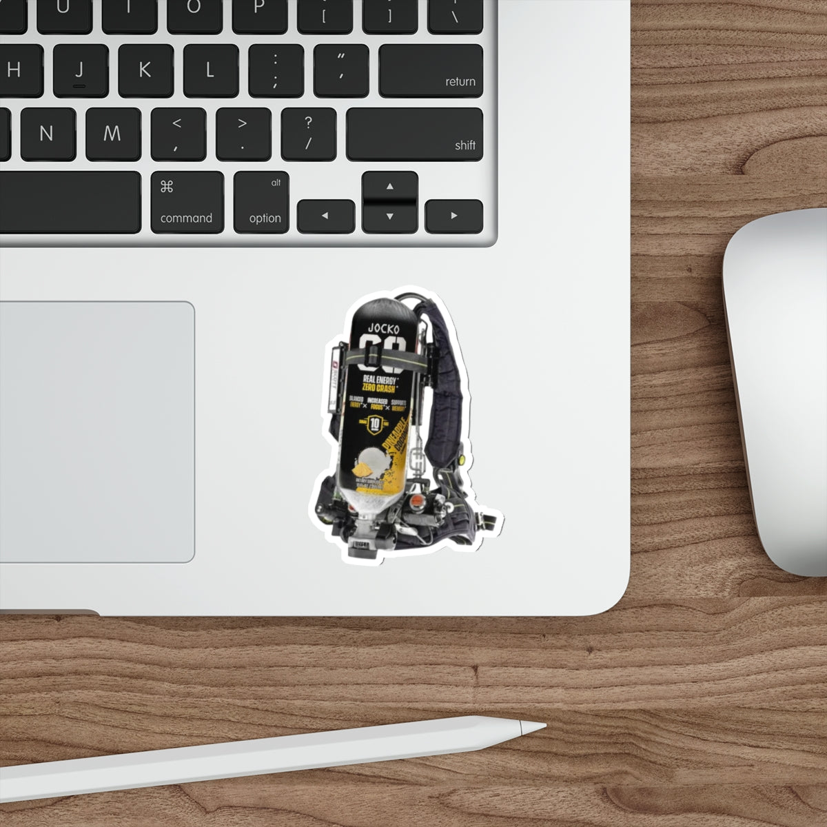Pineapple Coconut Jocko Scott Wire Sticker