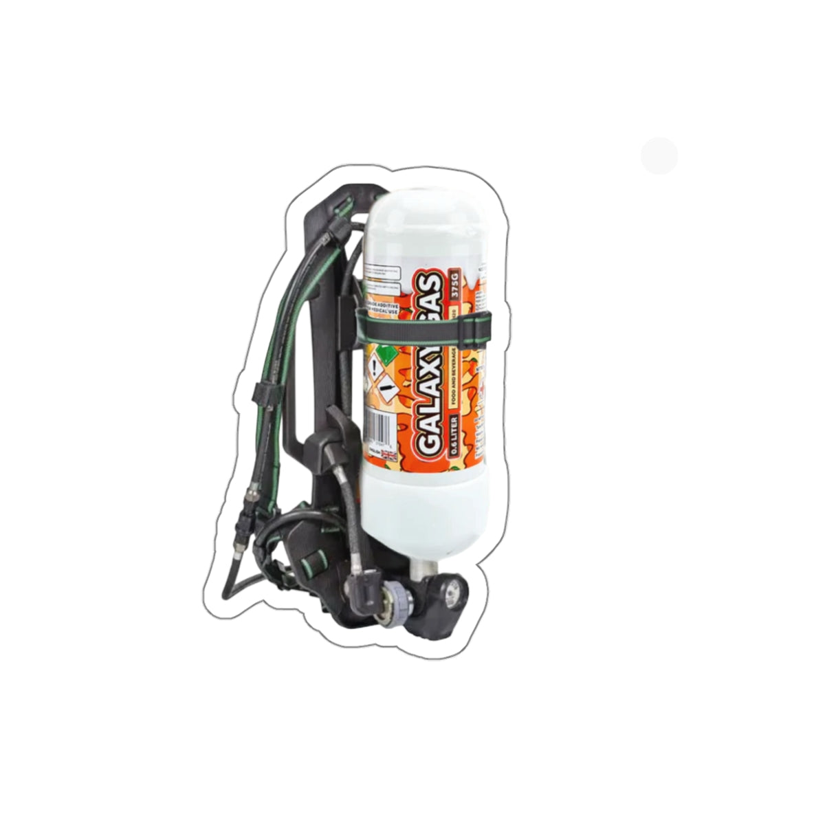 Galaxy Gas MSA Pack Sticker