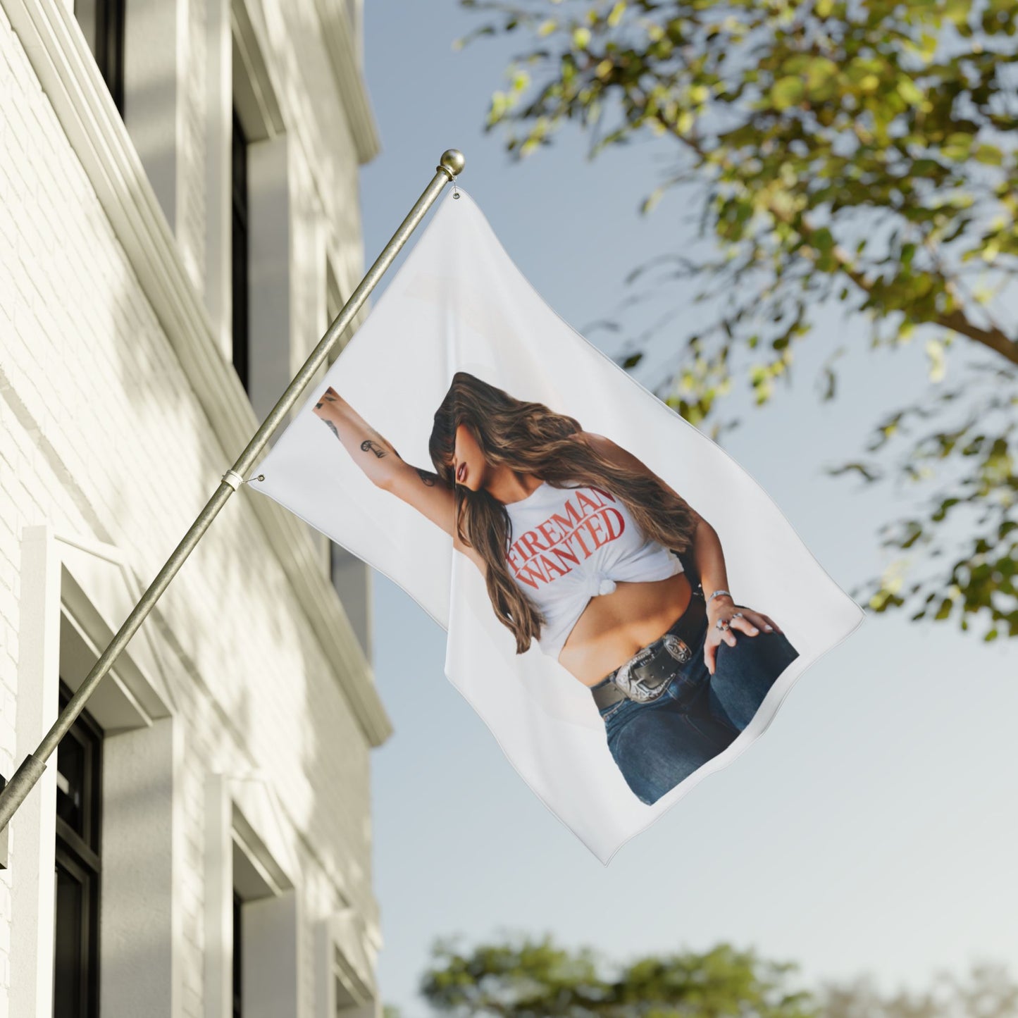 Ella Fireman wanted Double Sided Flag