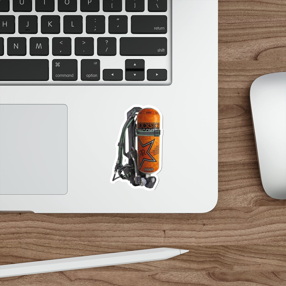 Rockstar Orange MSA Pack Sticker