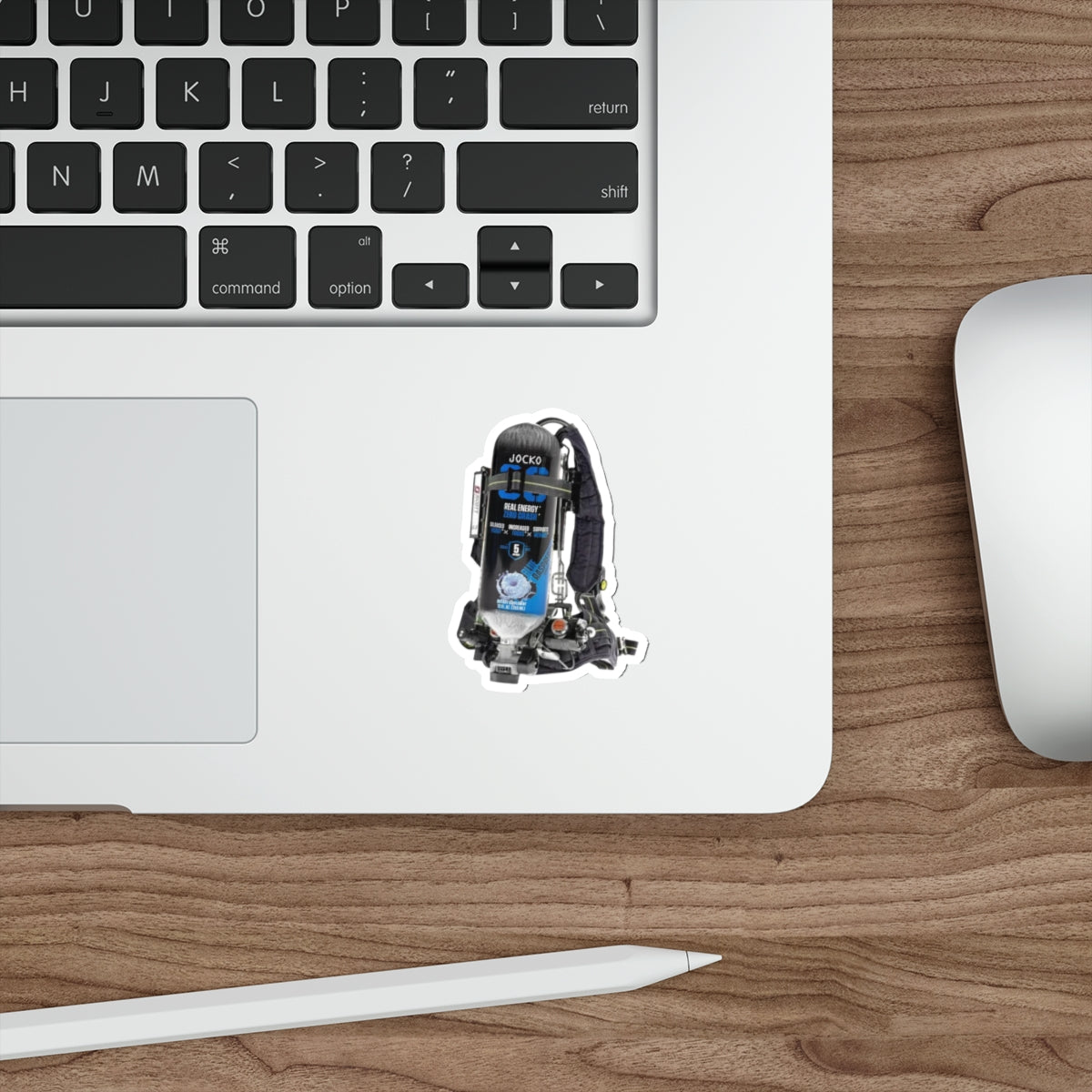 Blue Raspberry Jocko Scott Wire  Sticker