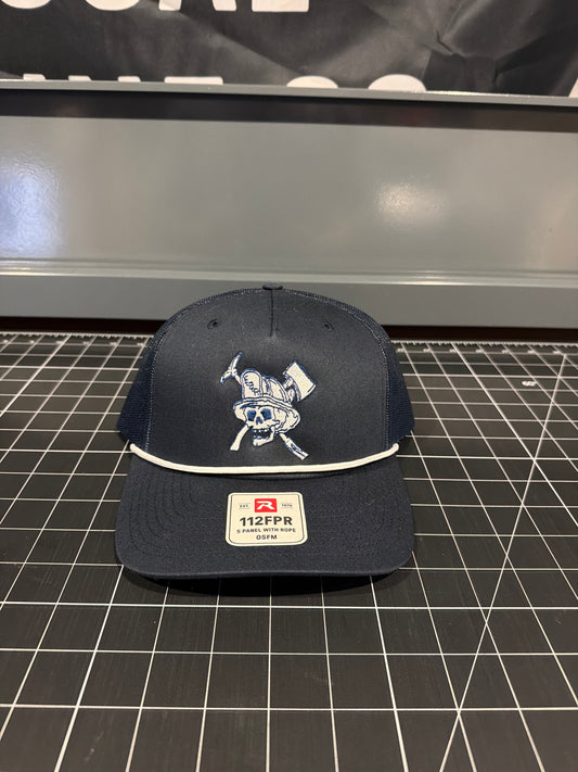 Navy w/ White skull Rope