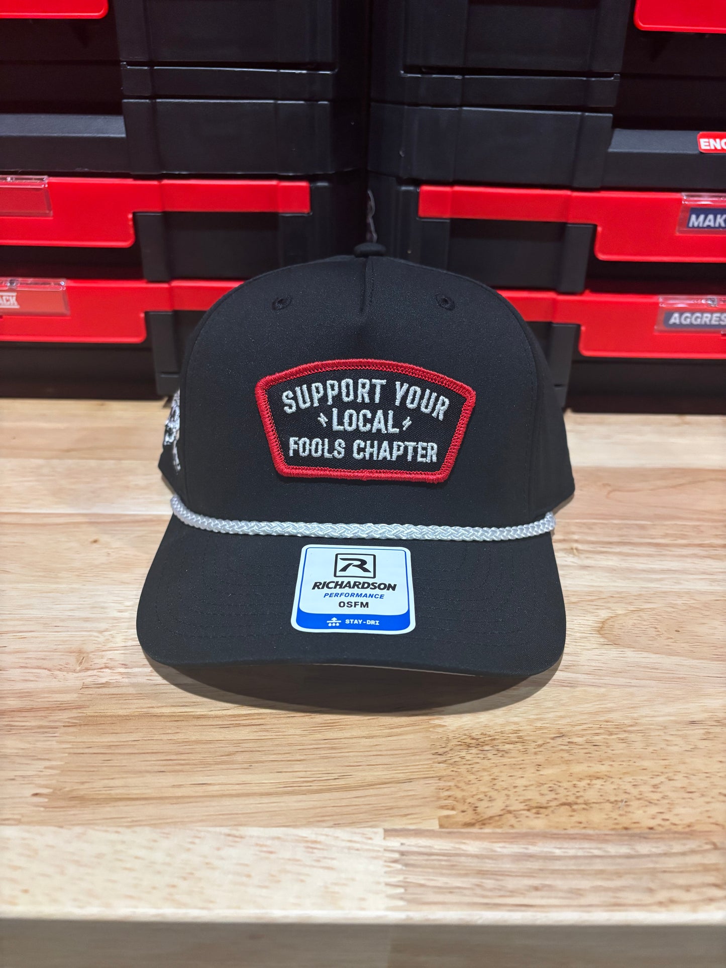 Support Your Local Fools Chapter Richardson Rope Hat
