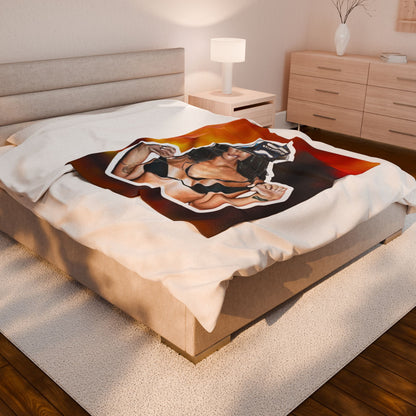 Fox Velveteen Plush Blanket