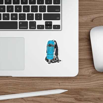Monster Blue Hawaiian Scott wire Die-Cut Stickers