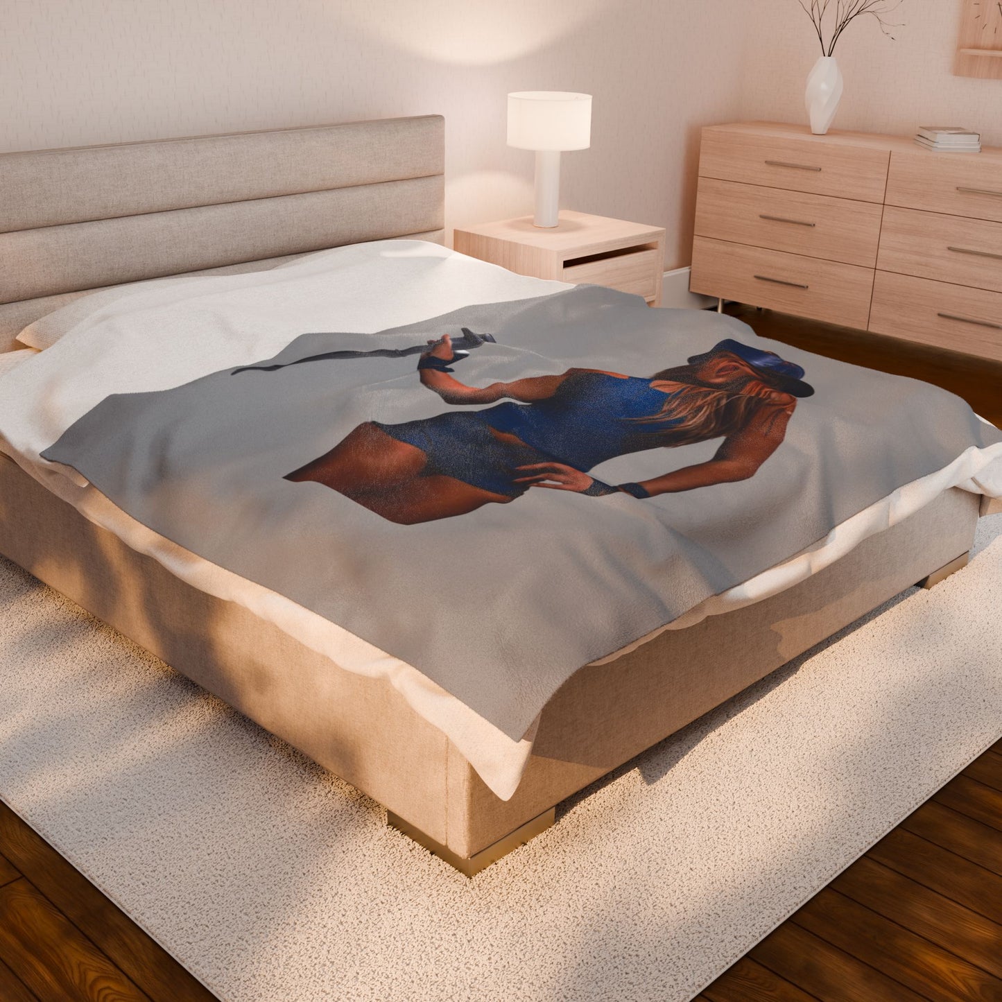 Tate adz Velveteen Plush Blanket