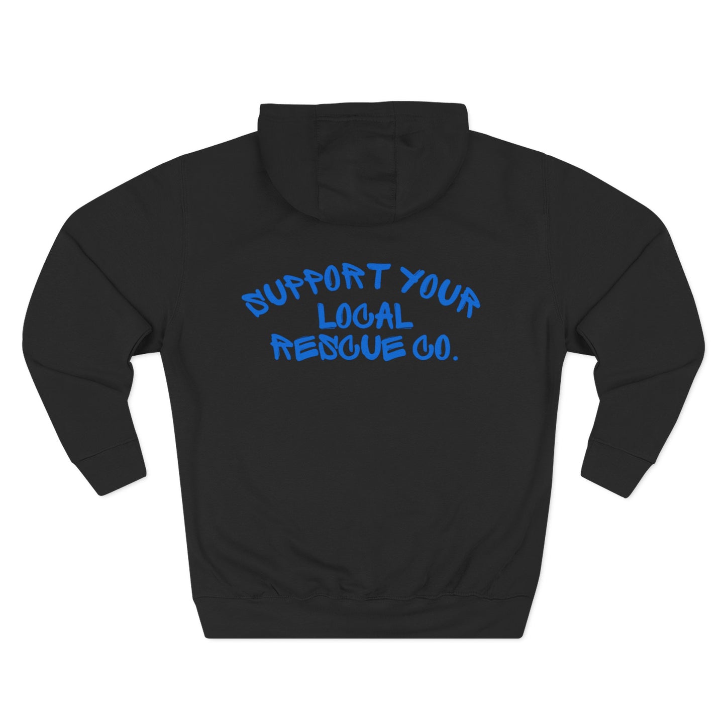 Rescue Co Three-Panel Fleece Hoodie