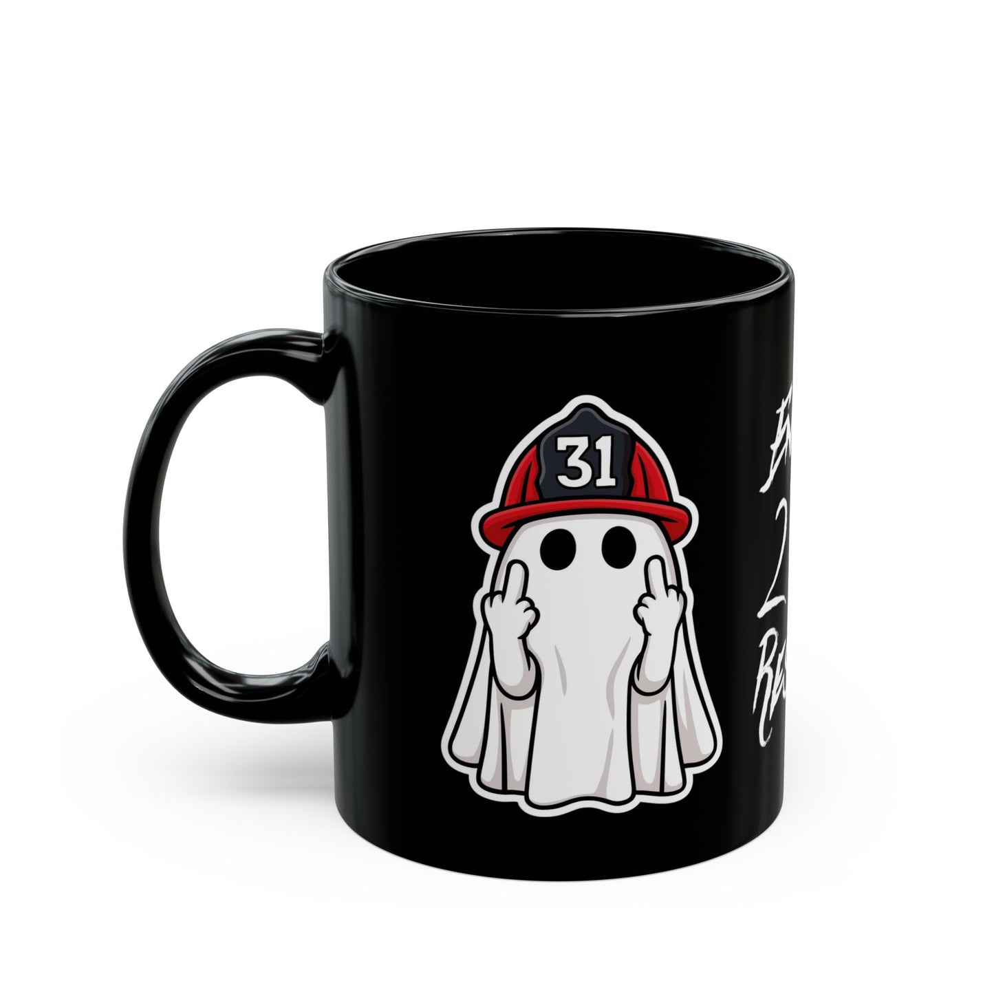 Your friendly ghost Black Mug (11oz, 15oz)