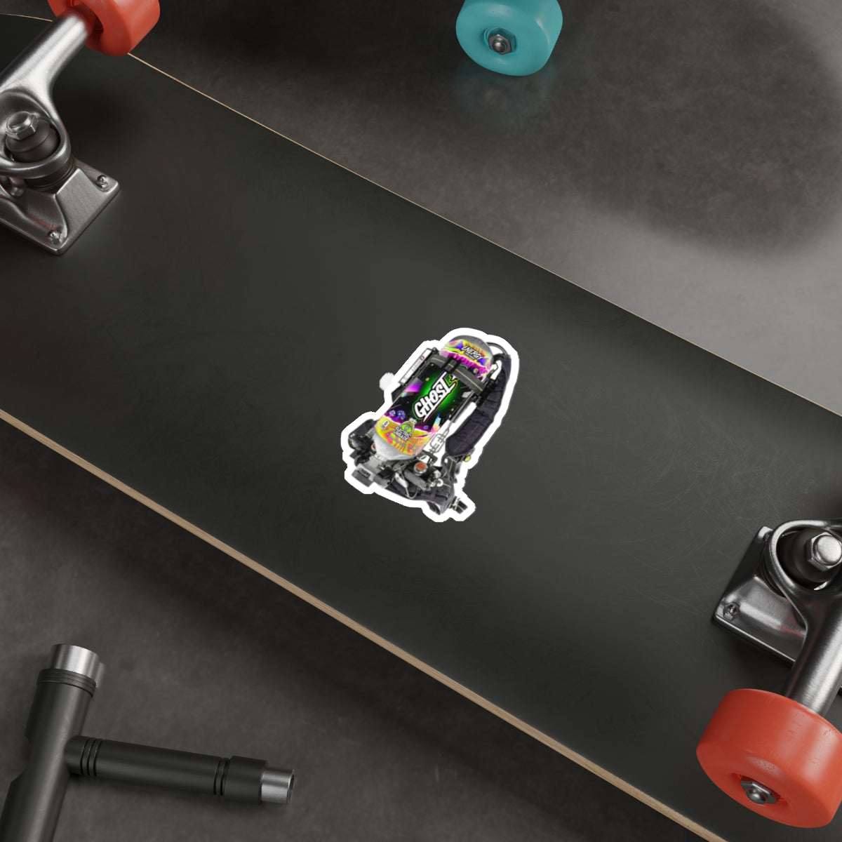 Ghost Electric Limeade Scott Wire Die-Cut Stickers