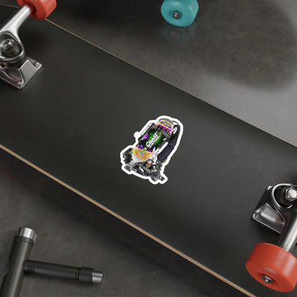 Ghost Electric Limeade Scott Wire Die-Cut Stickers