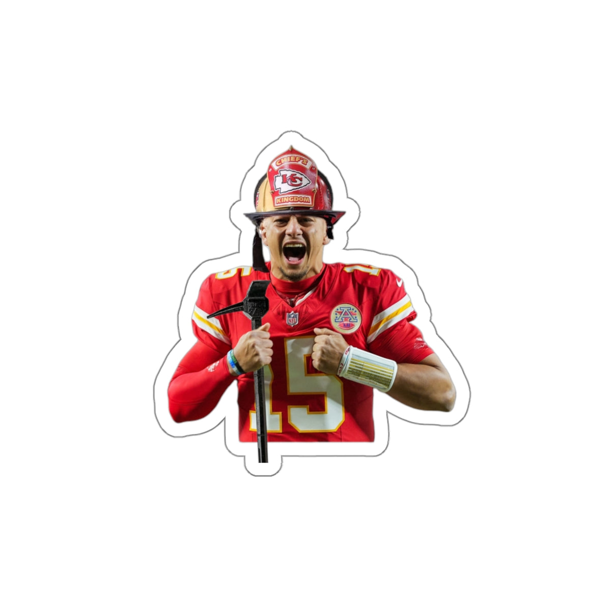 Patrick Mahomes Die-Cut Stickers
