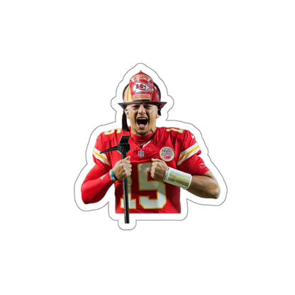 Patrick Mahomes Die-Cut Stickers