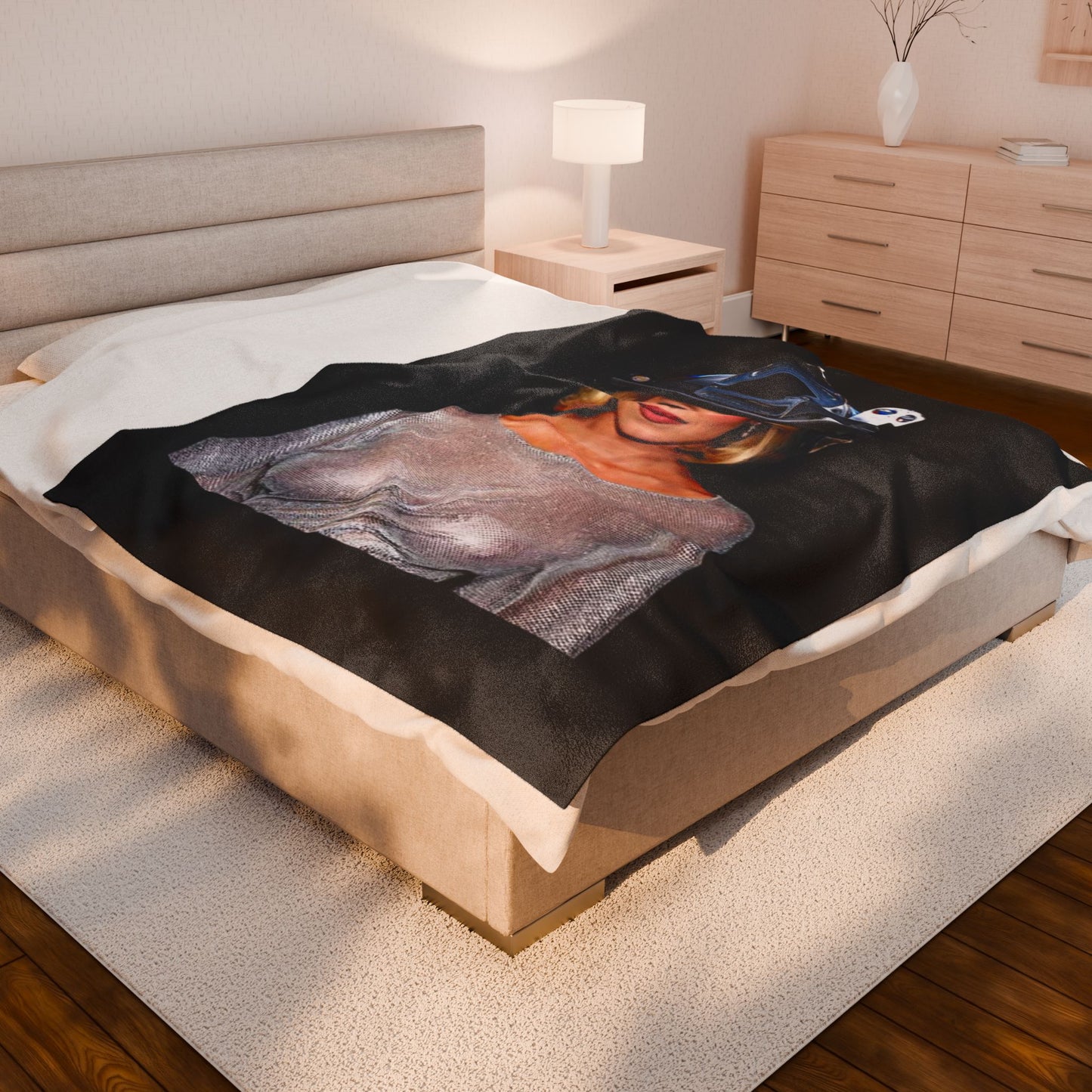 Sweeney Velveteen Plush Blanket