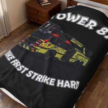 Tower 87 Velveteen Plush Blanket