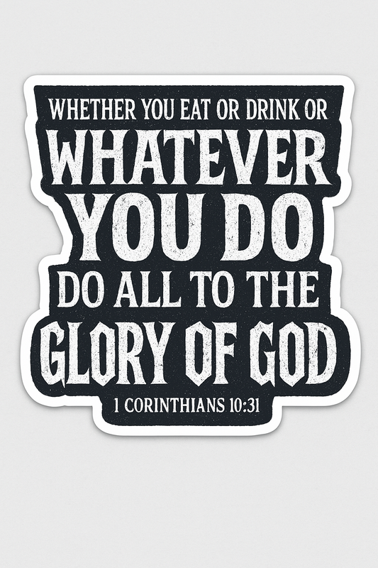 1 Corinthians 10:31