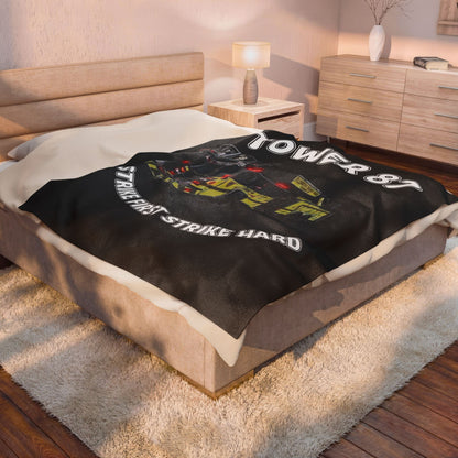 Tower 87 Velveteen Plush Blanket