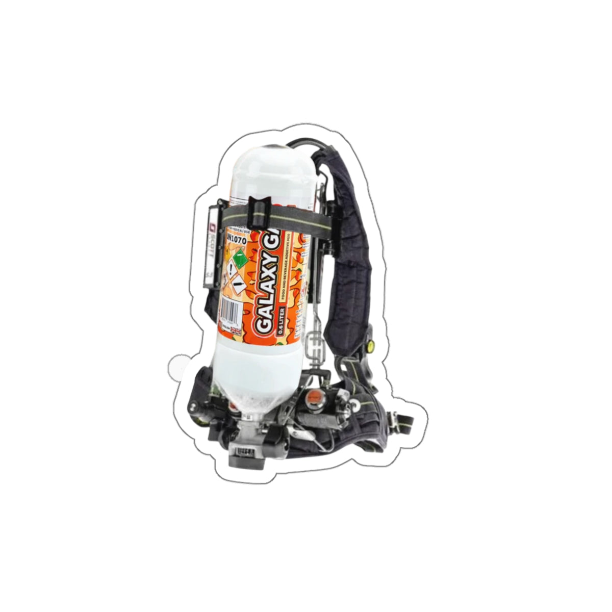 Galaxy Gas Scott Wire Sticker