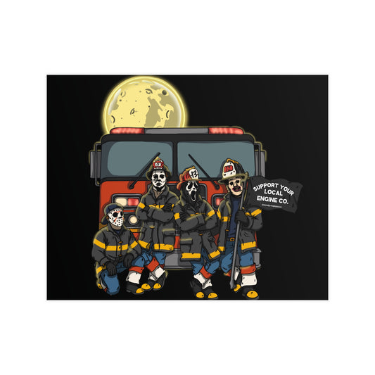 Halloween Crew Horizontal Matte Poster
