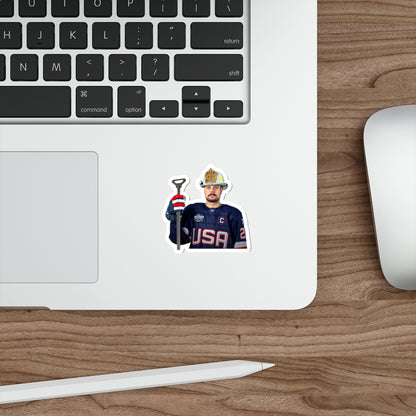 Auston Matthews USA Die-Cut Stickers