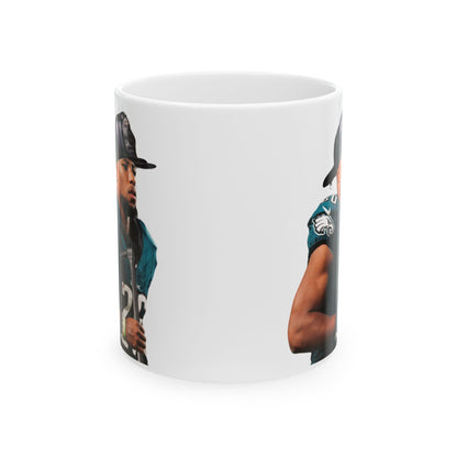 Saquon Ceramic Mug, (11oz, 15oz)
