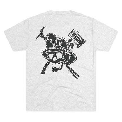 E2R Skull Tri-Blend Crew Tee