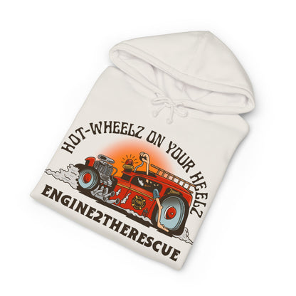 On Your Heels Unisex Heavyweight Hooded Sweatshirt
