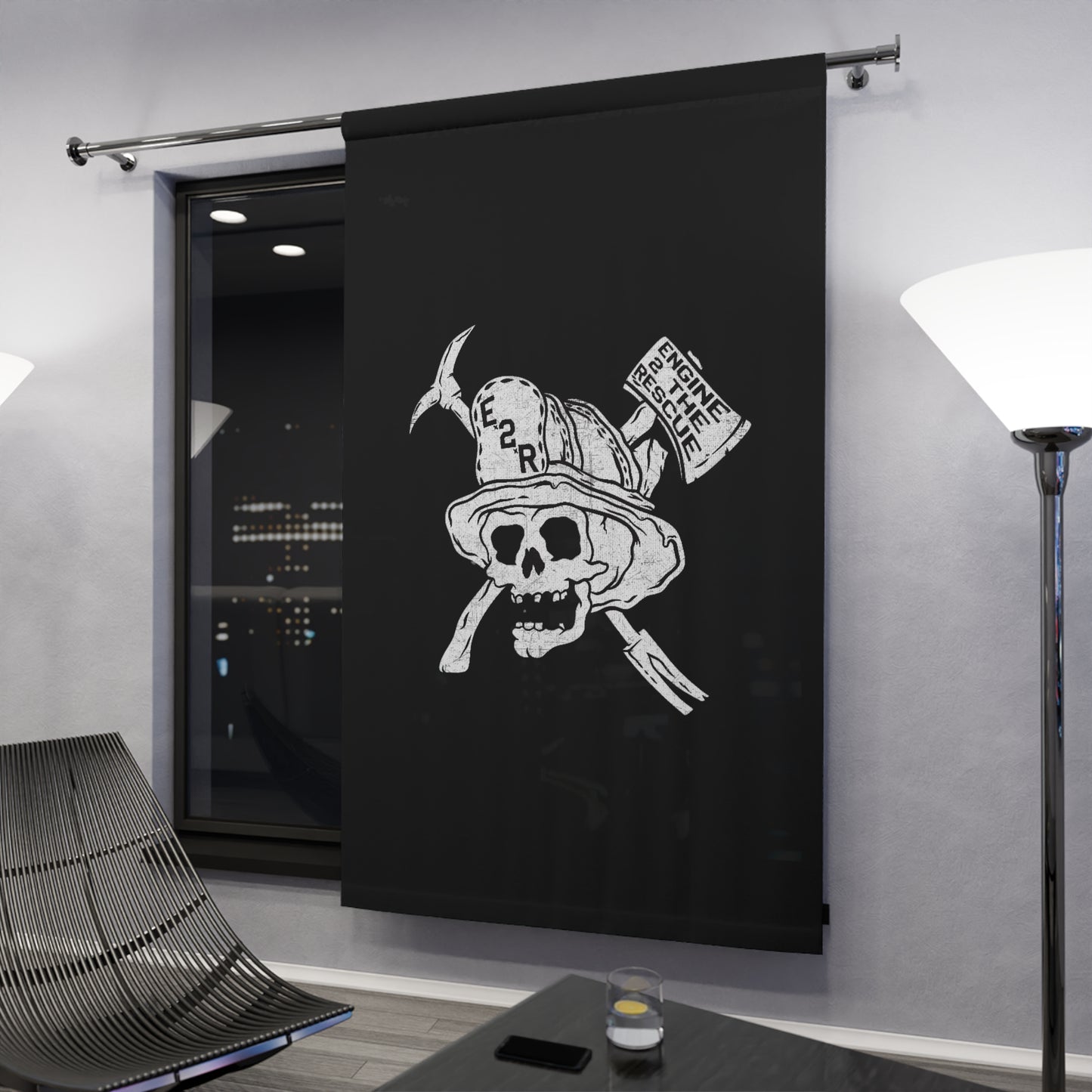 E2R Skull Curtain (1 Piece)