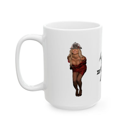 Red Dress Ceramic Mug, (11oz, 15oz)