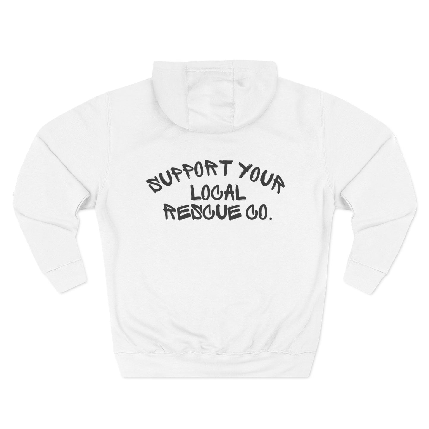 Rescue Co. Three-Panel Fleece Hoodie
