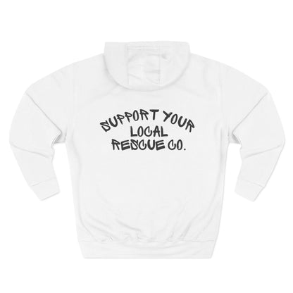 Rescue Co. Three-Panel Fleece Hoodie