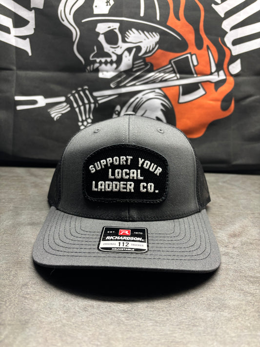 Gray and Black, Support Your Local Ladder Co. Richardson 112