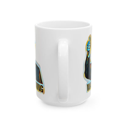 Water Coming Ceramic Mug, (11oz, 15oz)