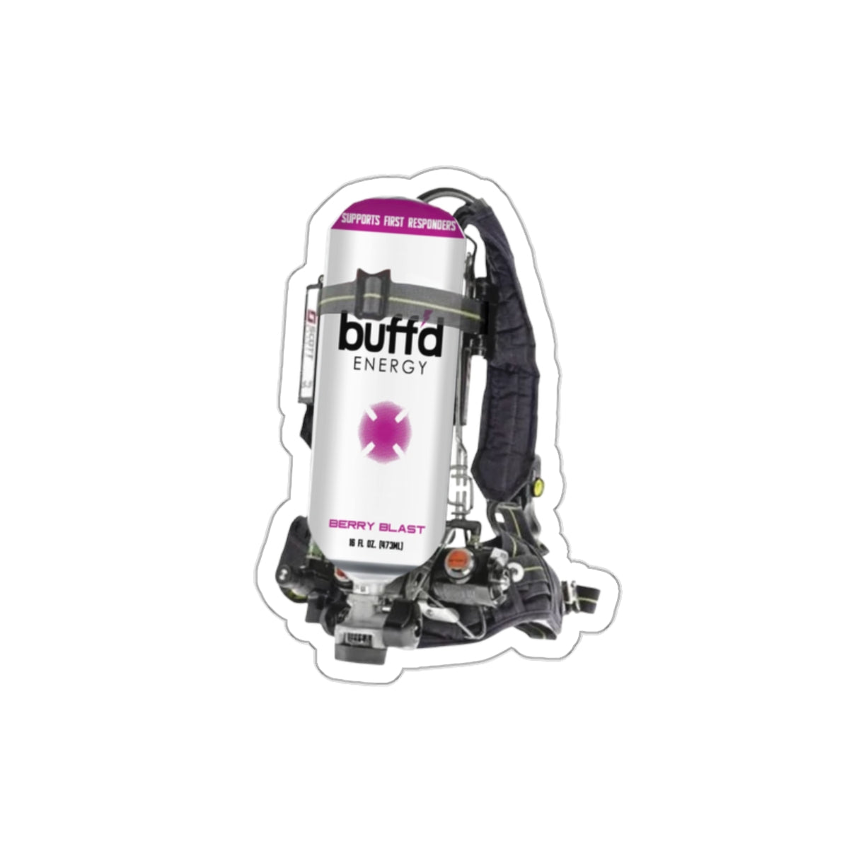buff'd Berry Blast Scott Pack Sticker