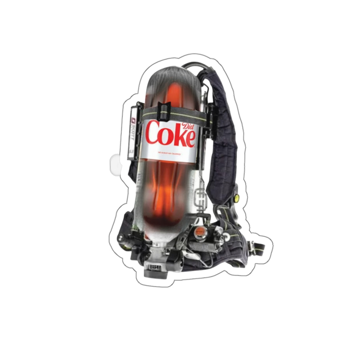 Diet Coke Scott Wire Die-Cut Stickers