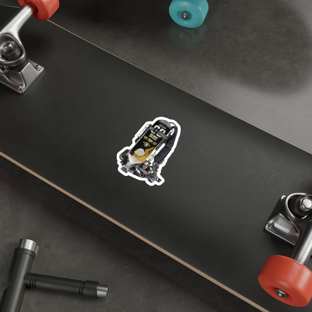 Pineapple Coconut Jocko Scott Wire Sticker