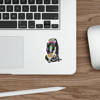 Ghost Electric Limeade Scott Wire Die-Cut Stickers