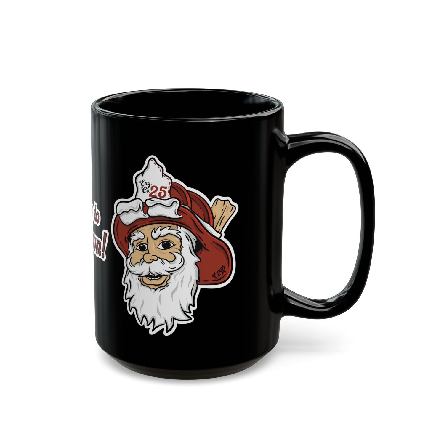 Santa Black Mug (11oz, 15oz)